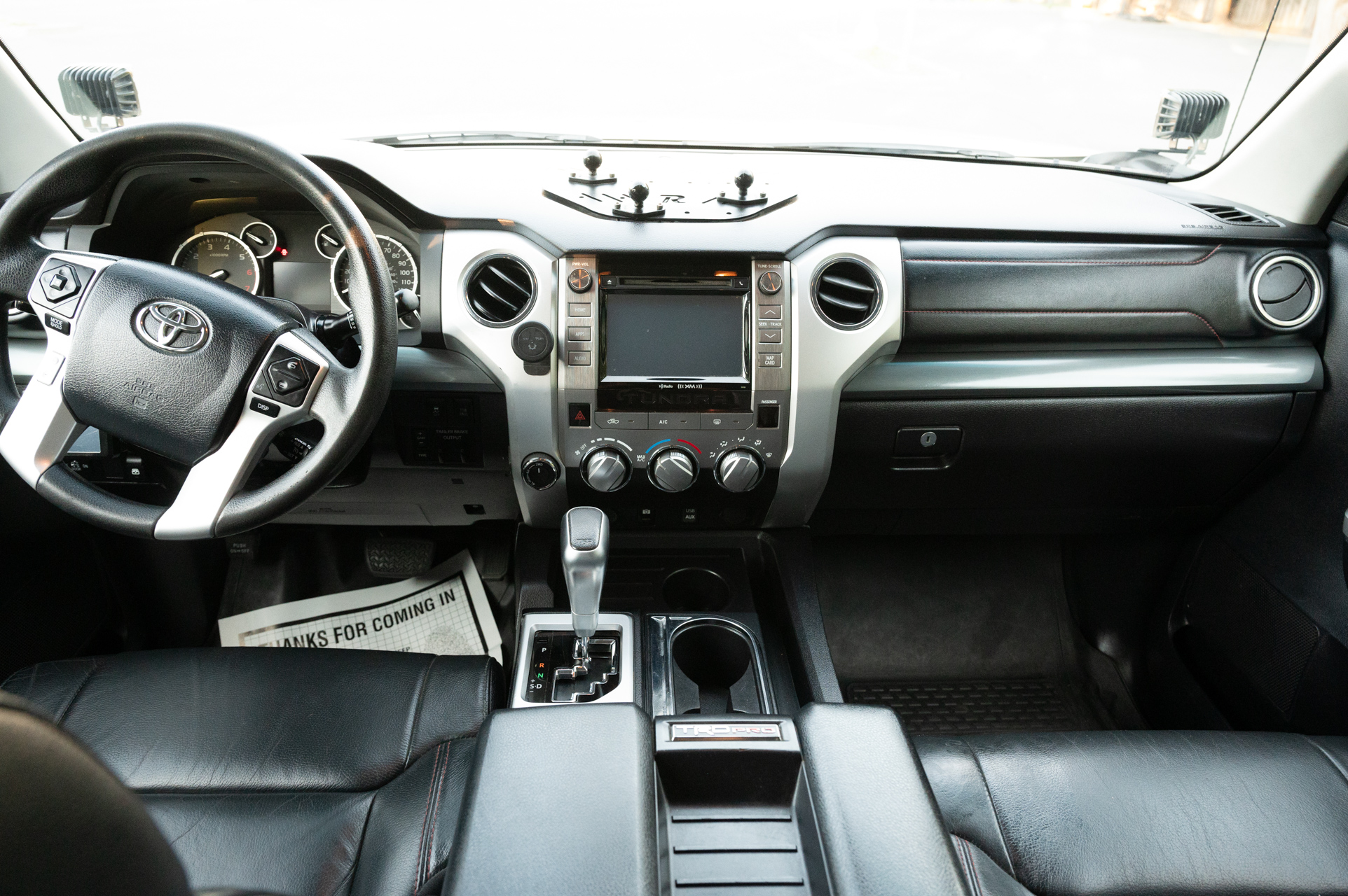 Toyota Tundra interior 