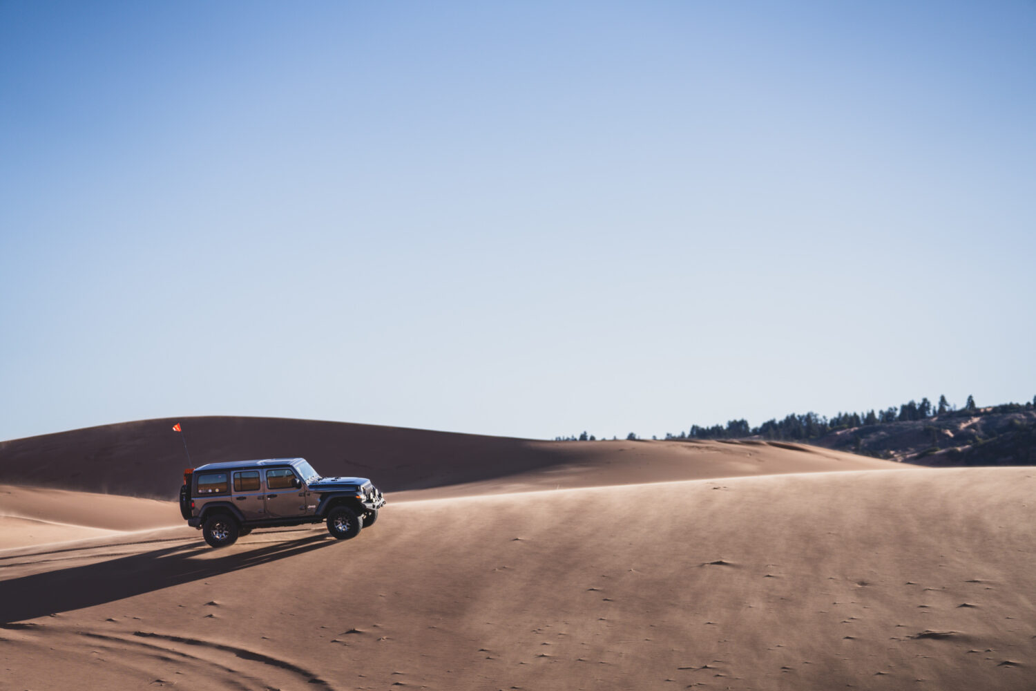 Driving in sand and the dunes