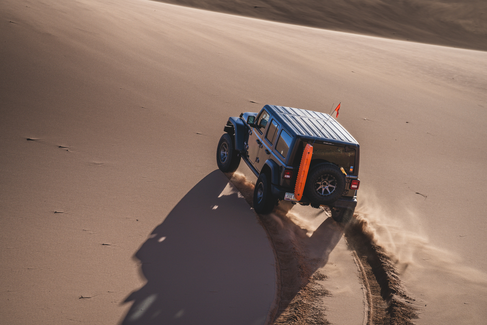 Driving in sand and the dunes