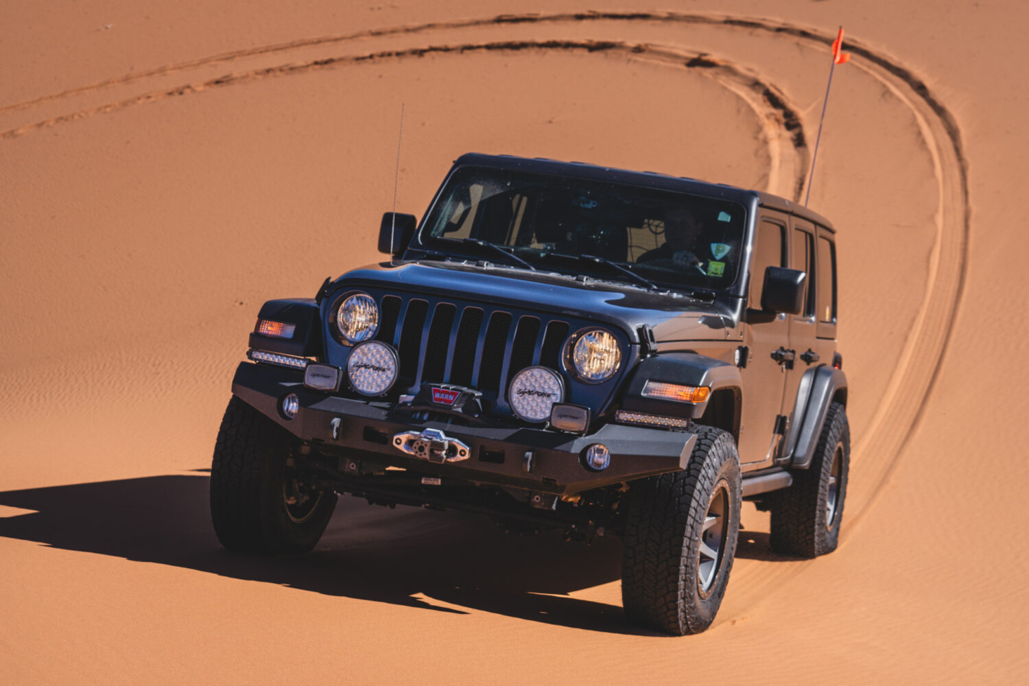 Driving in sand and the dunes