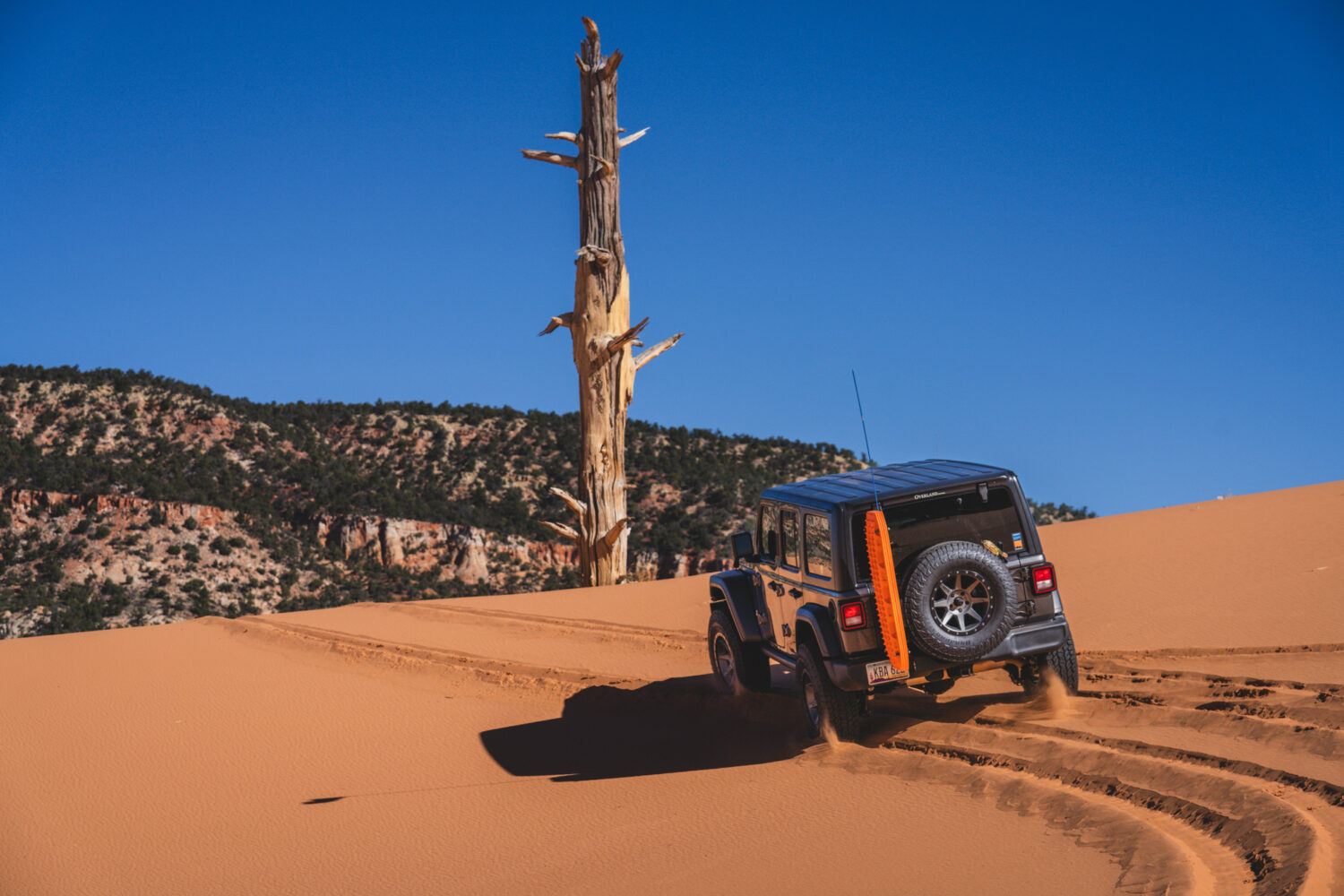 Driving in sand and the dunes