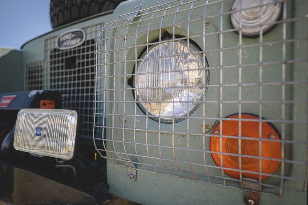 Land Rover light guards 