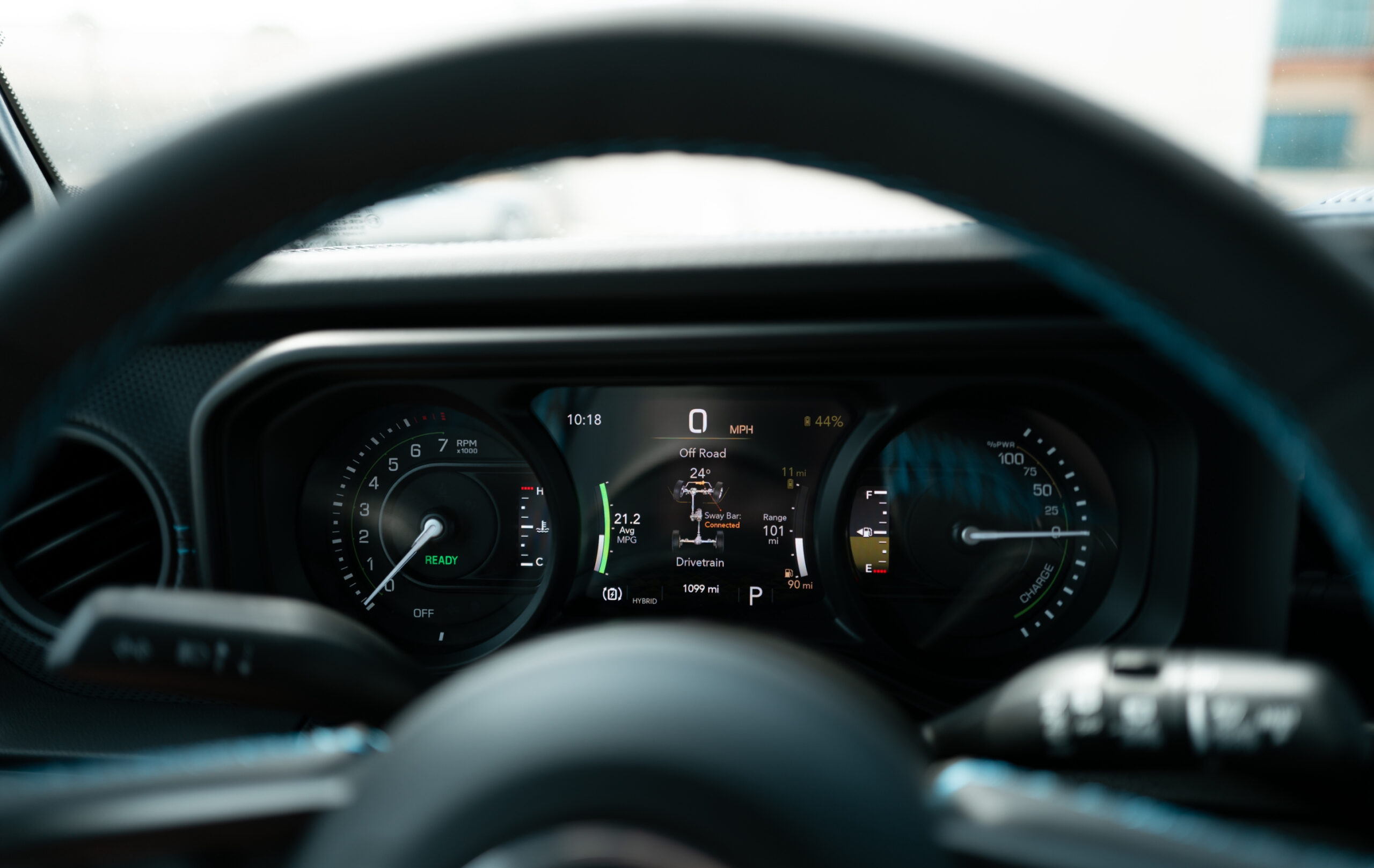 Wrangler 4Xe interior 