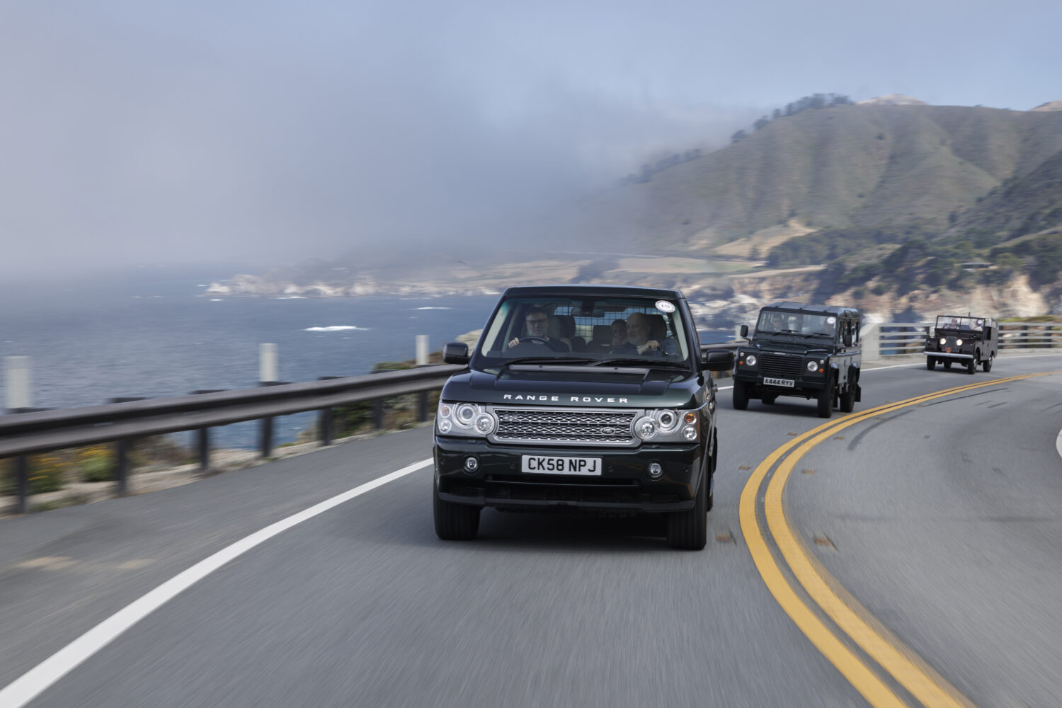 Queen Elizabeth II Land Rovers