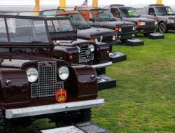 Queen Elizabeth II Land Rovers