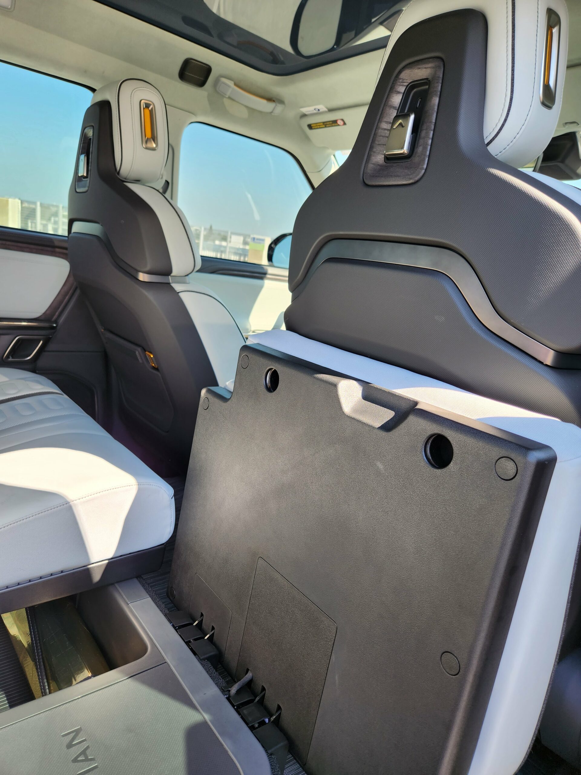 Rivian R1T cab interior 