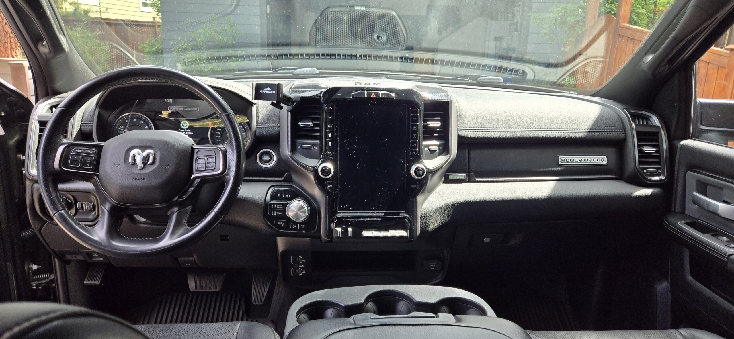 Power Wagon cab interior 