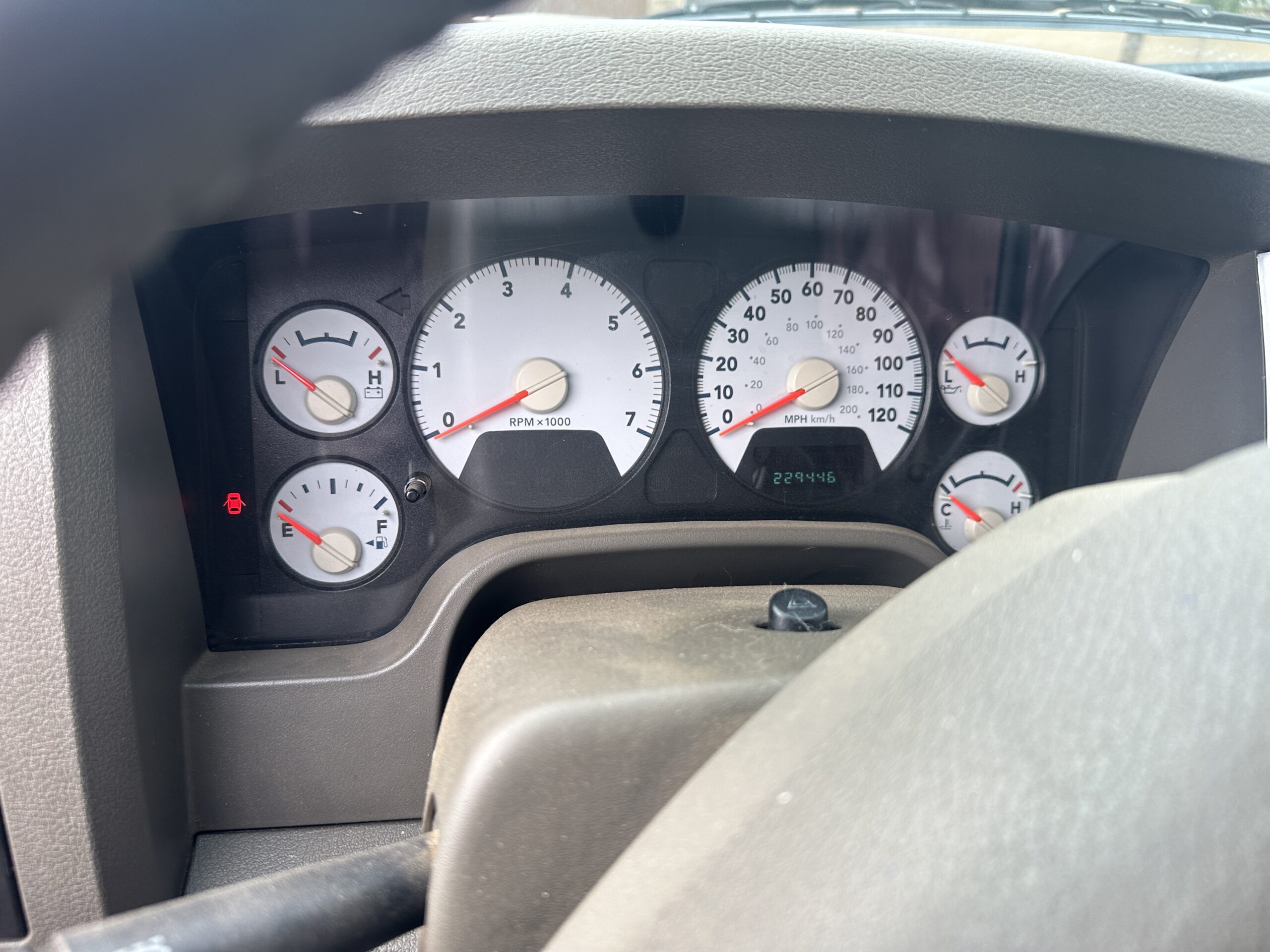 Power Wagon instrument cluster 