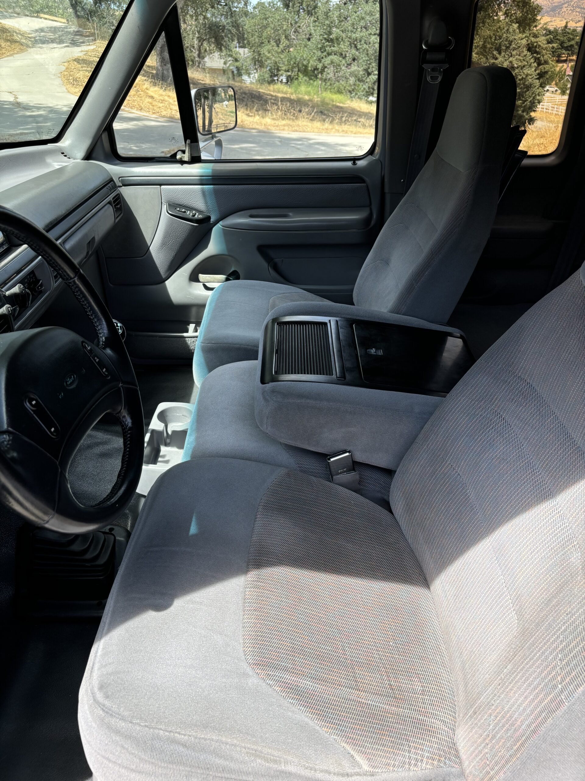 Ford F-250 camper interior 