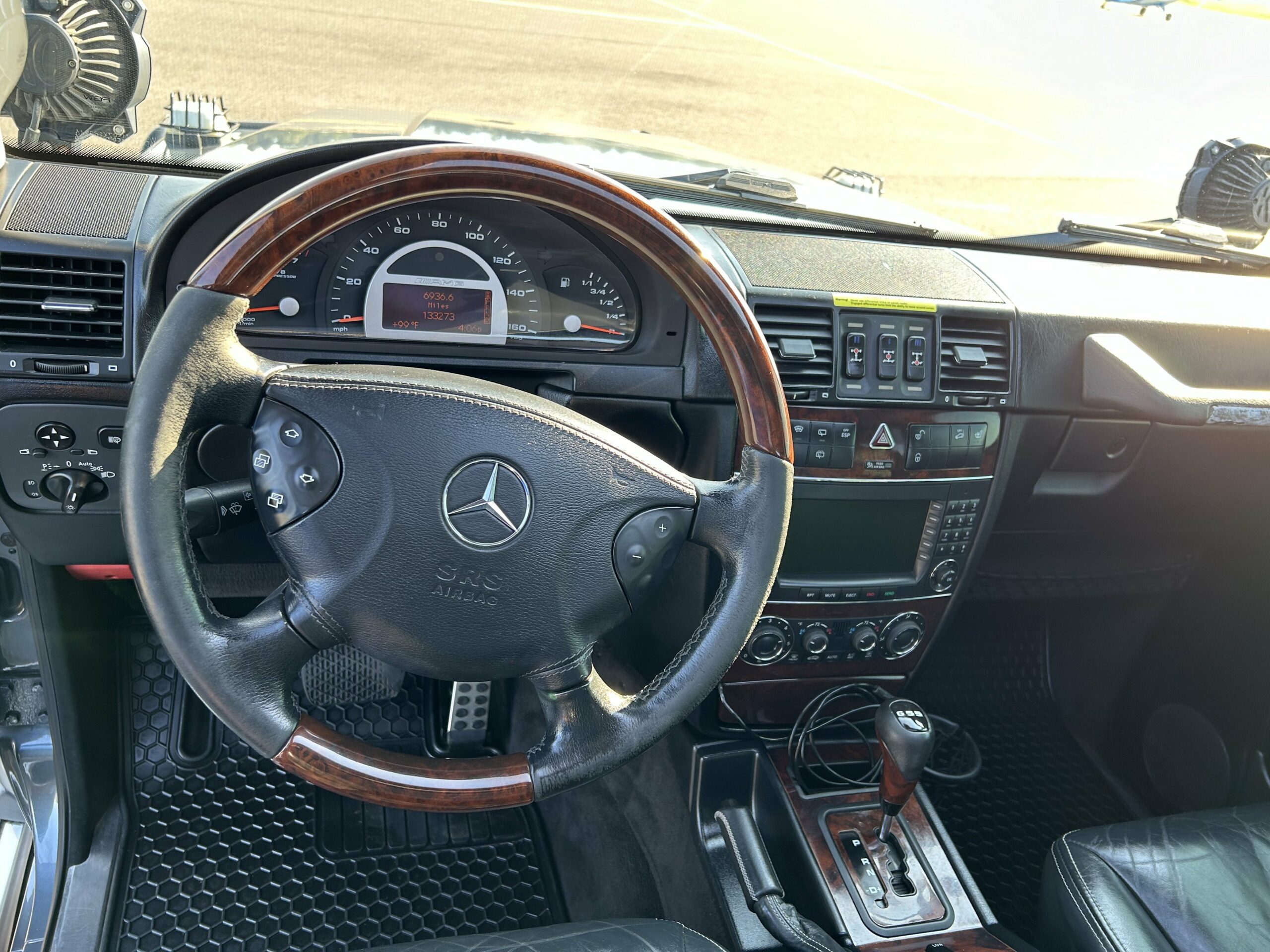 Mercedes G Wagen interior