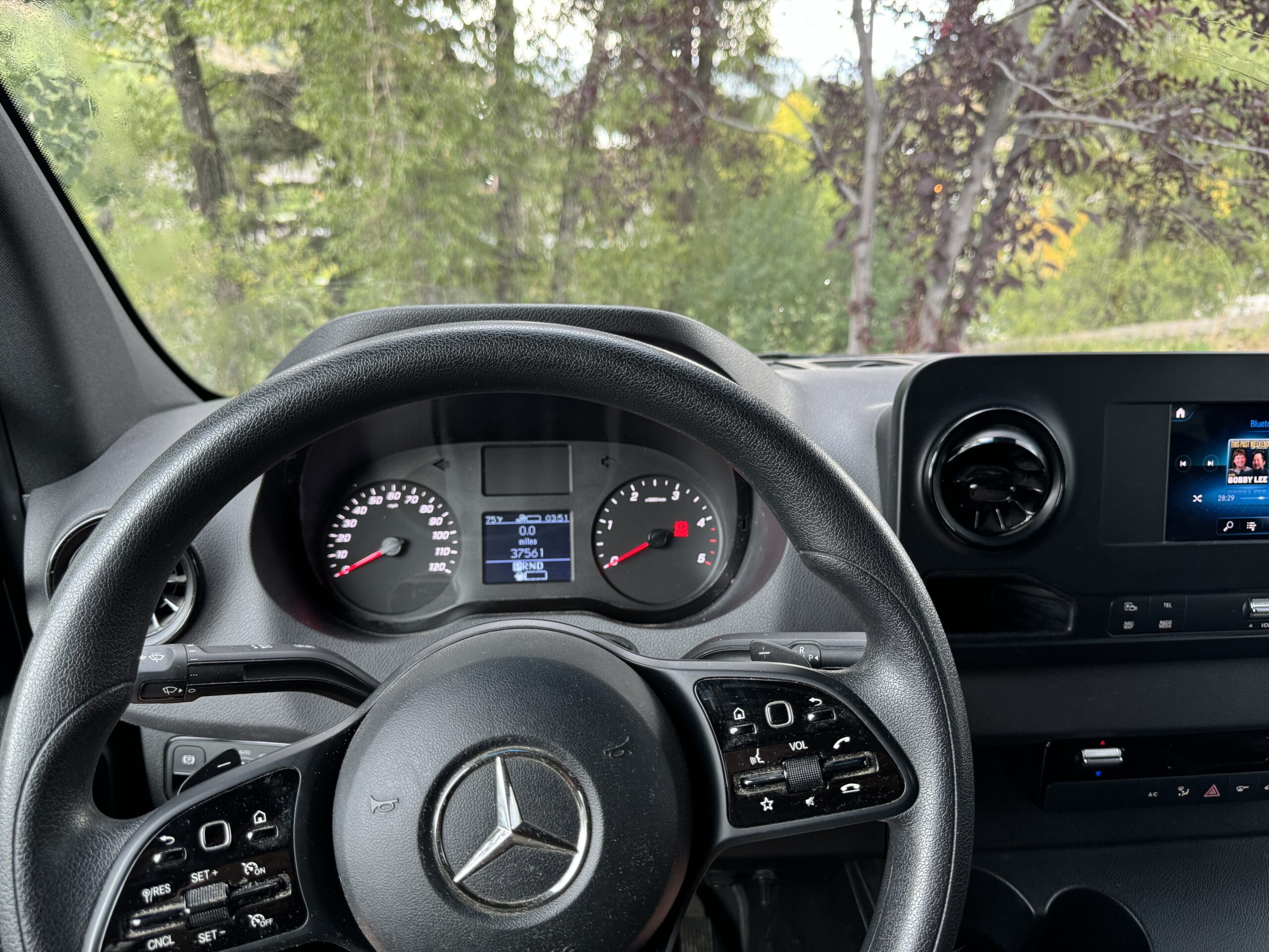 Mercedes Sprinter 4x4 cab interior 