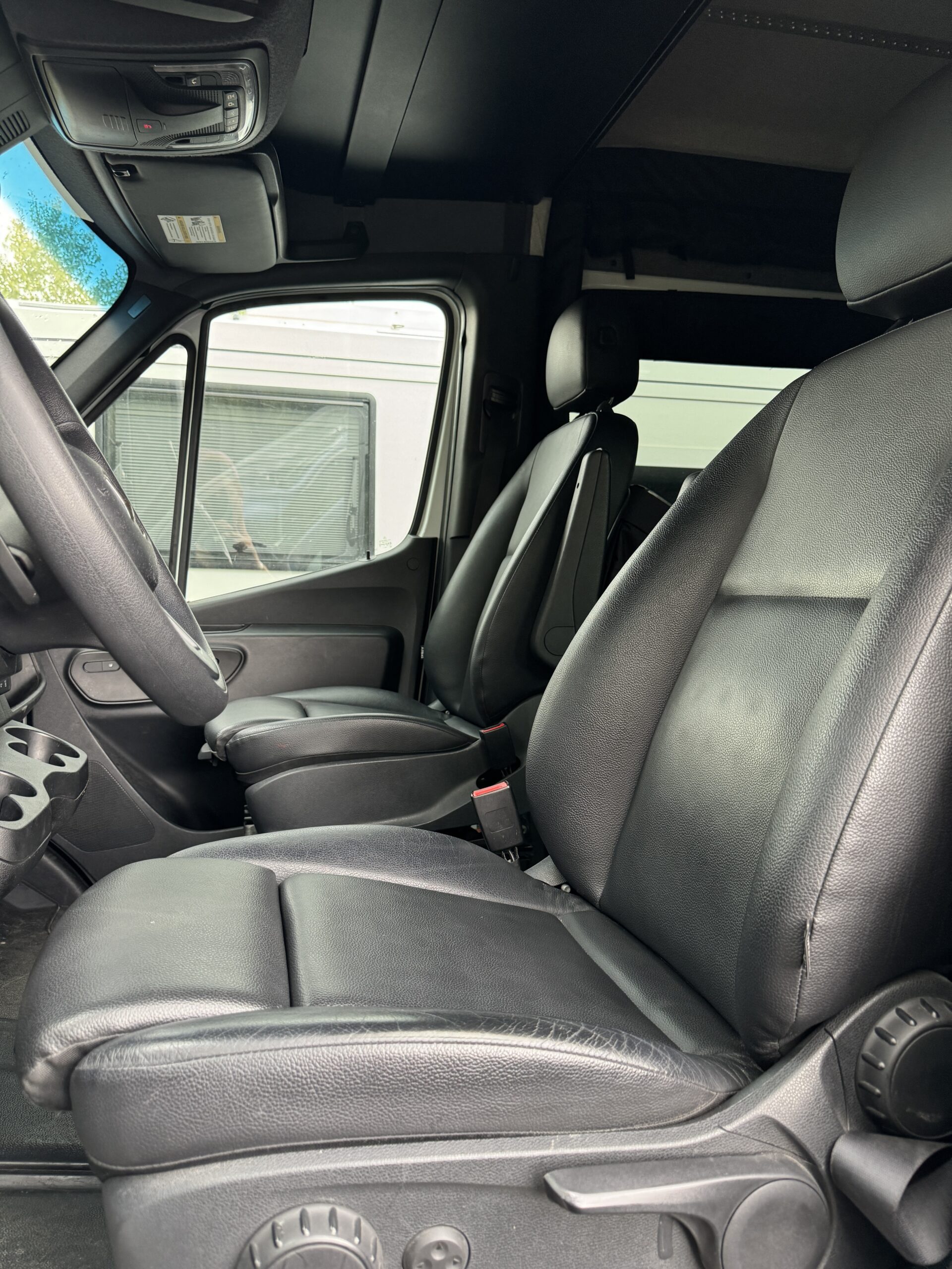 Mercedes Sprinter 4x4 cab interior 