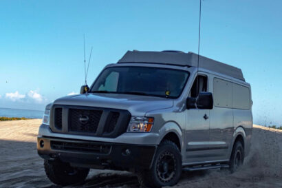 Nissan NV 3500 overland camper