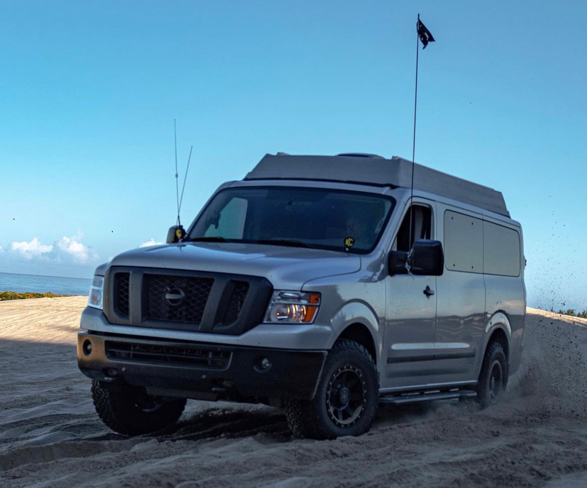 Nissan NV 3500 overland camper