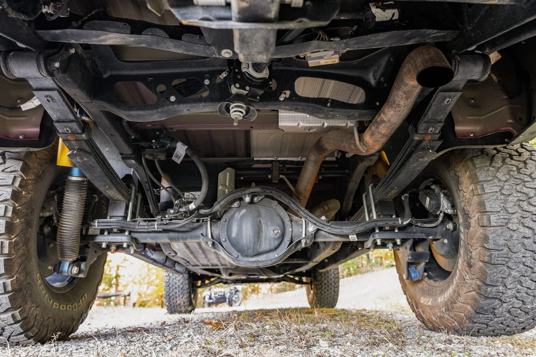 GMC Canyon AT4X underside