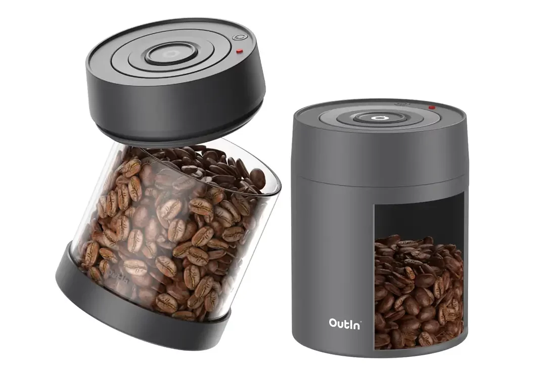 Outin Portable Electric Vacuum Coffee Canister 