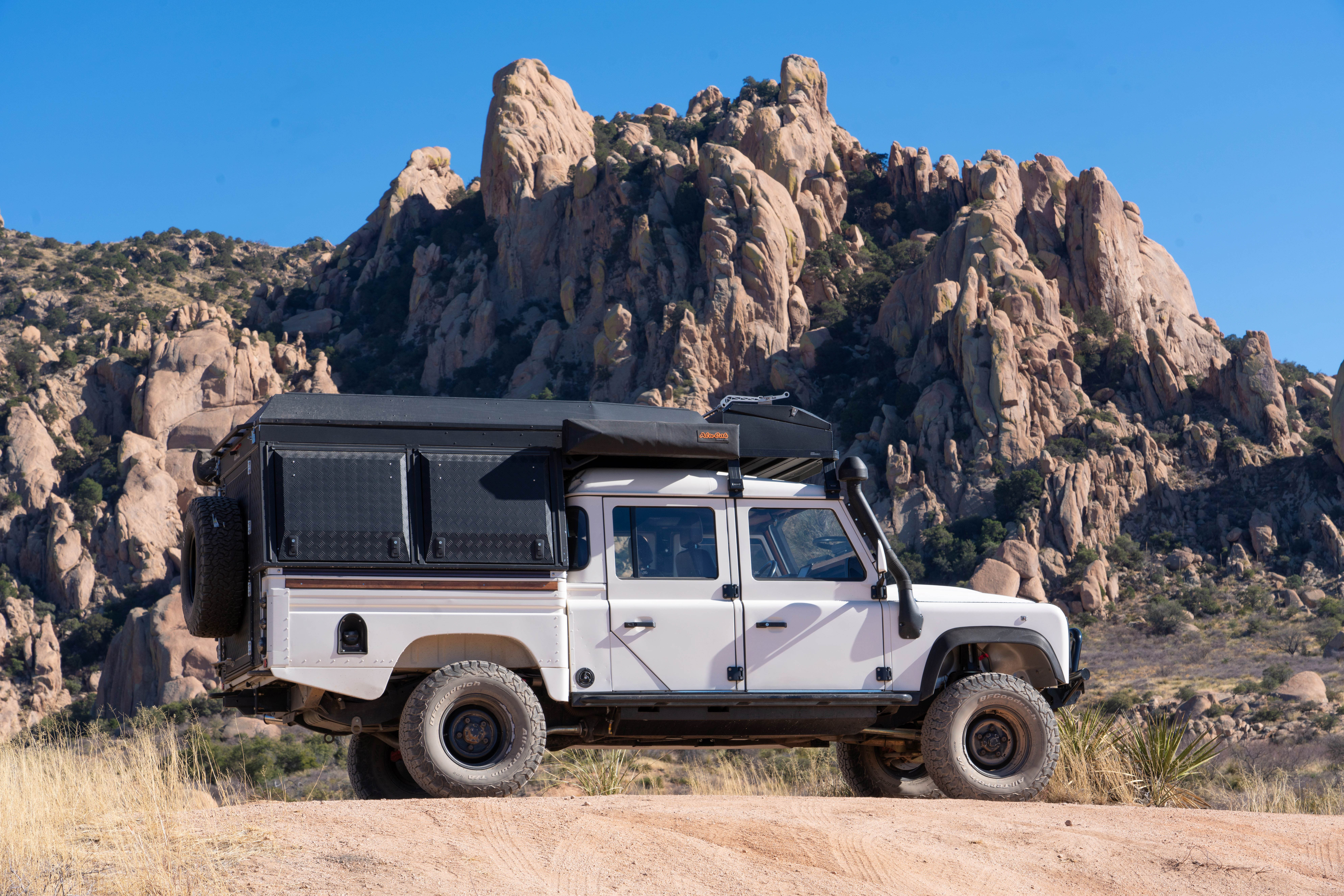 Defender overland build 