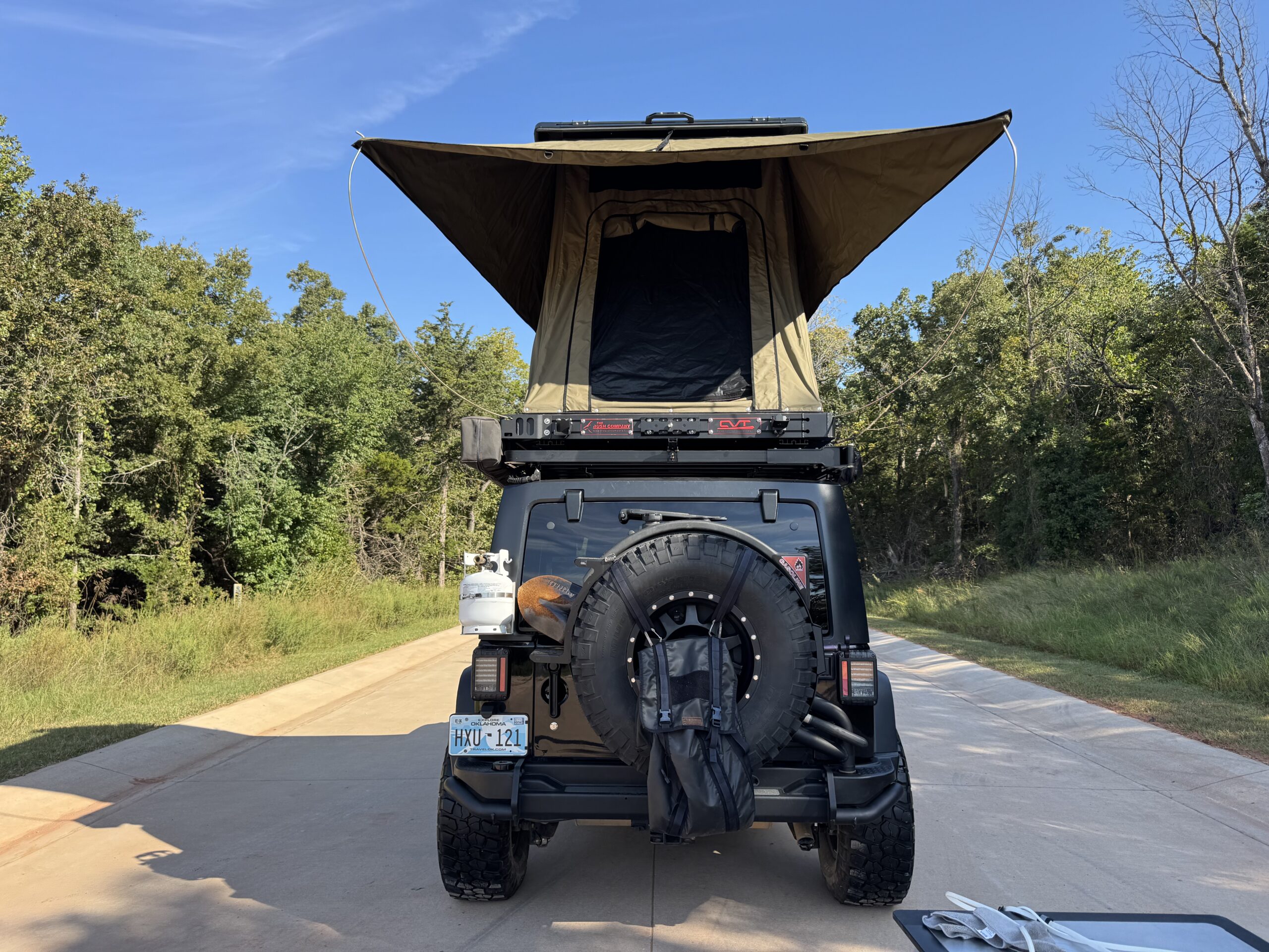 Wrangler overland camper 