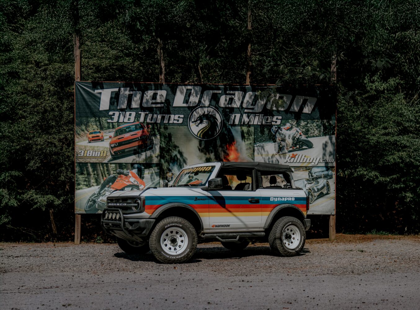 Hankook Dynapro AT2 Xtreme tire at Smokey Mountain National Park and Tail of the Dragon during the Great Smoky Mountain Bronco Stampede 2025