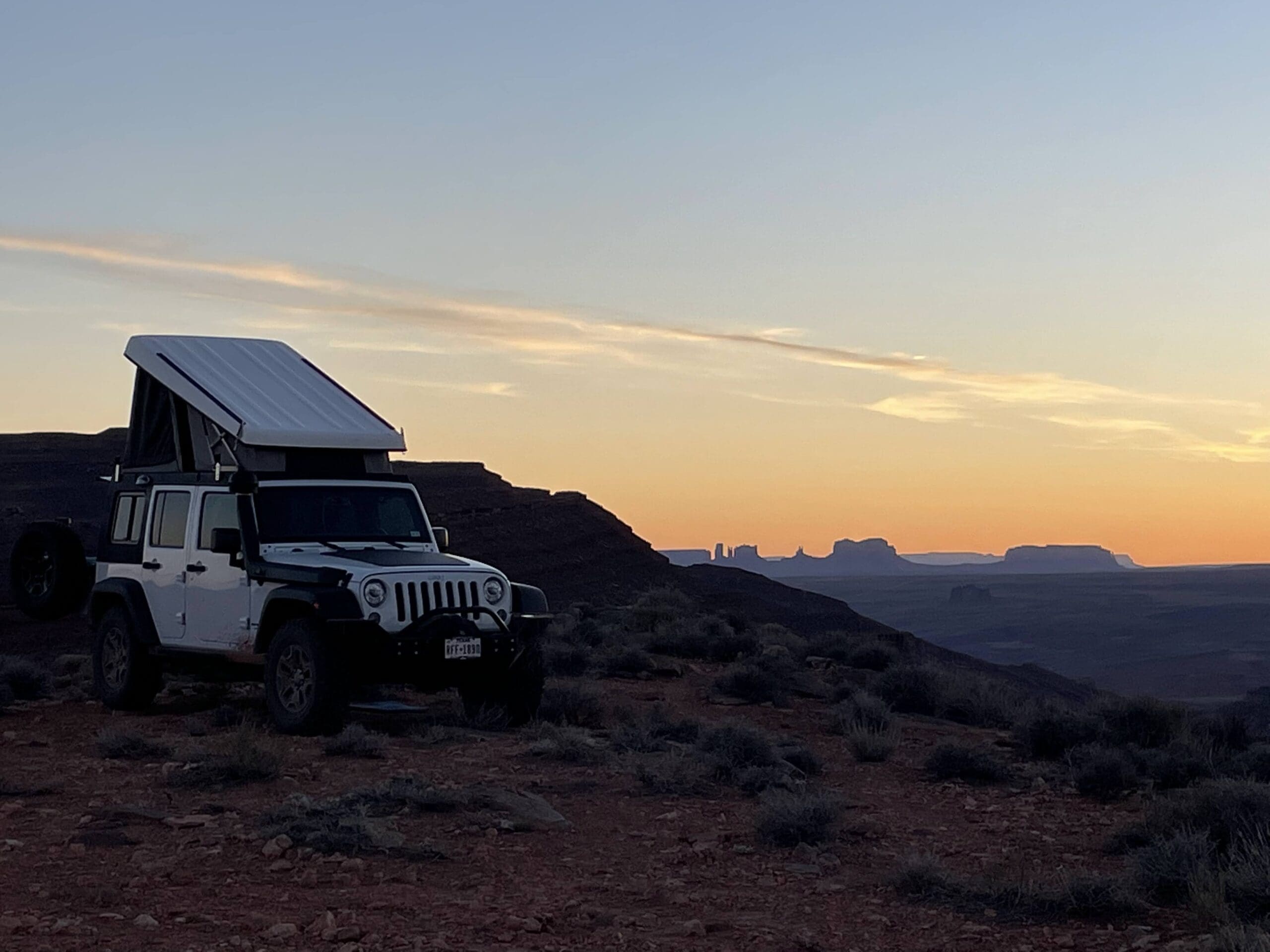Wrangler overland camper 