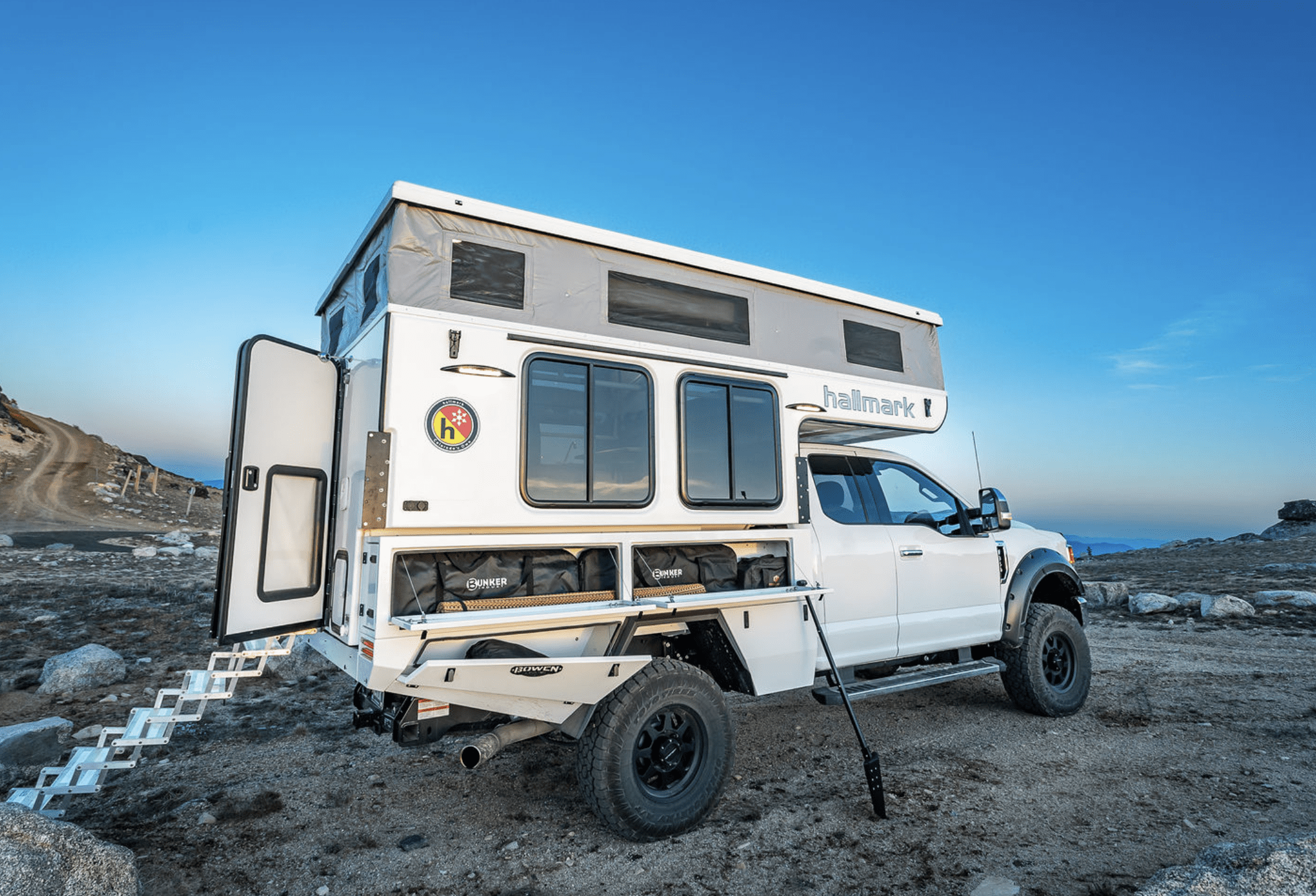 F-350 overland camper