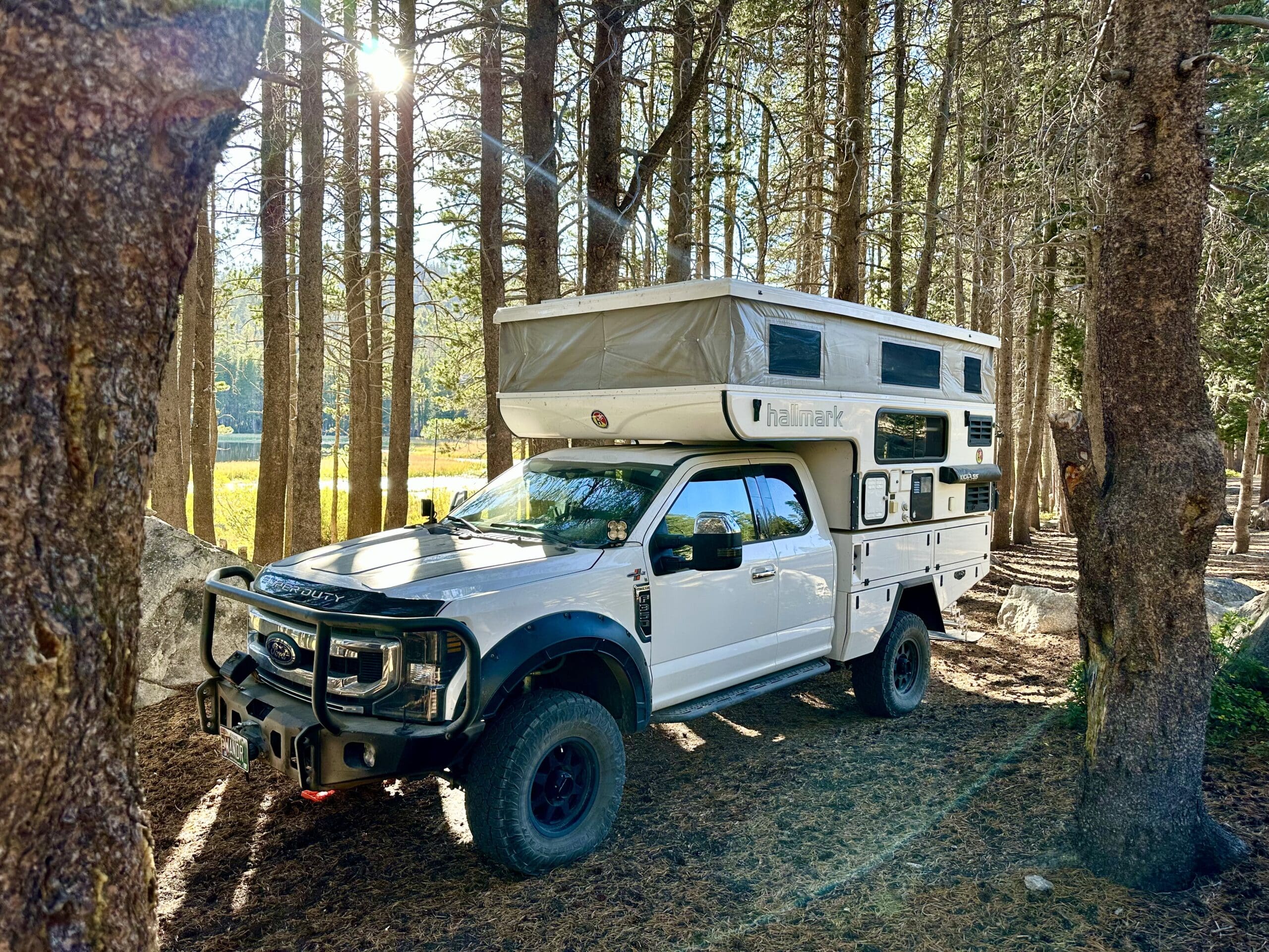 F-350 overland camper 