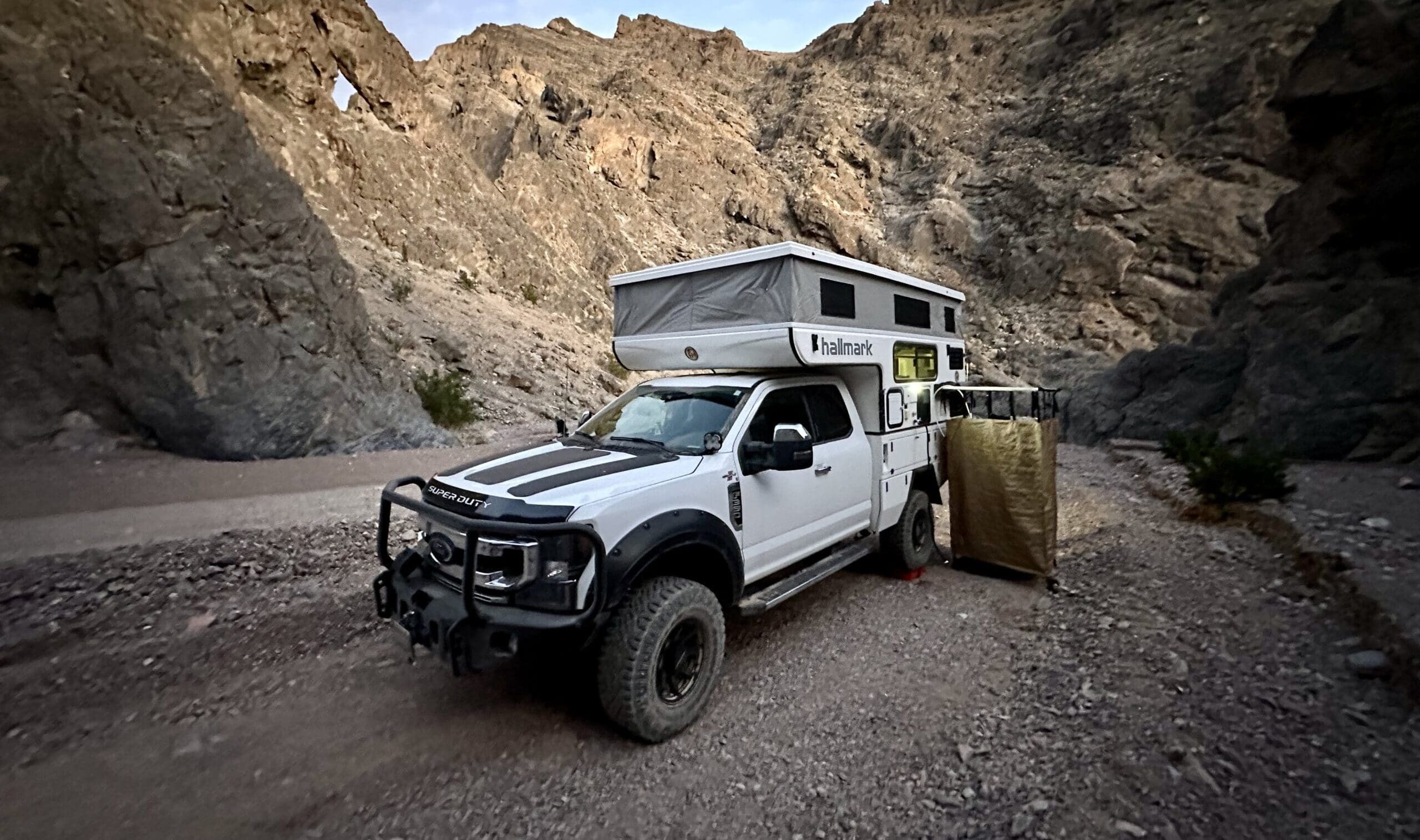 F-350 overland camper