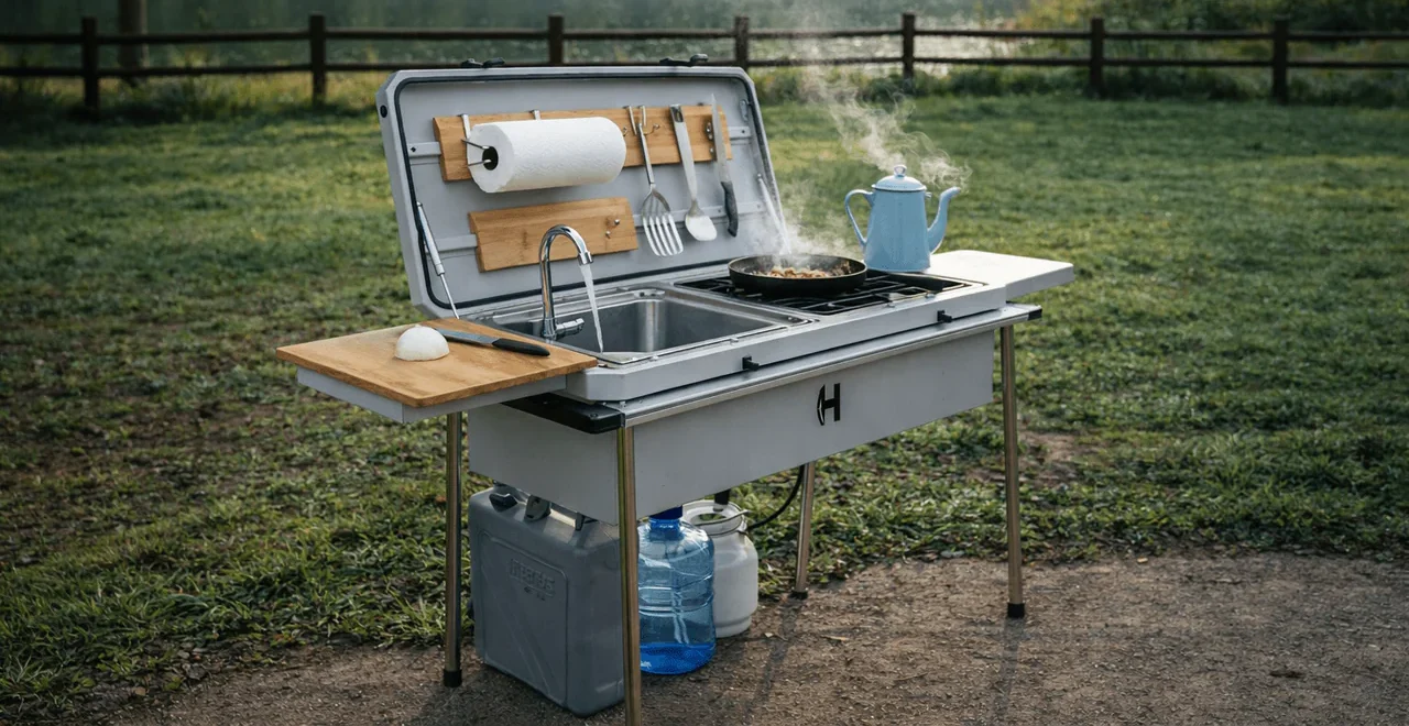 HitchFire Launches Self-Contained Camp Kitchen