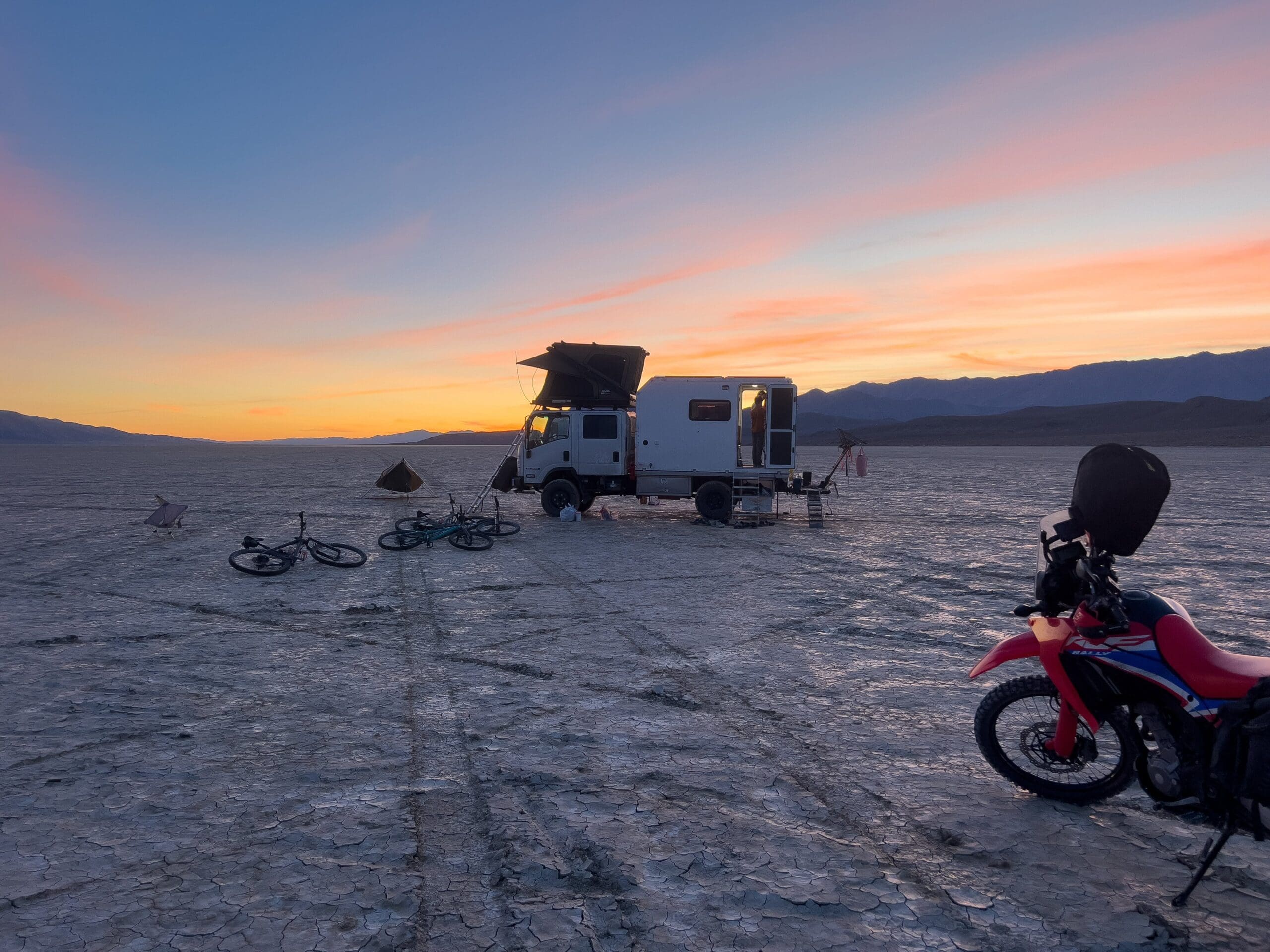 Isuzu overland camper