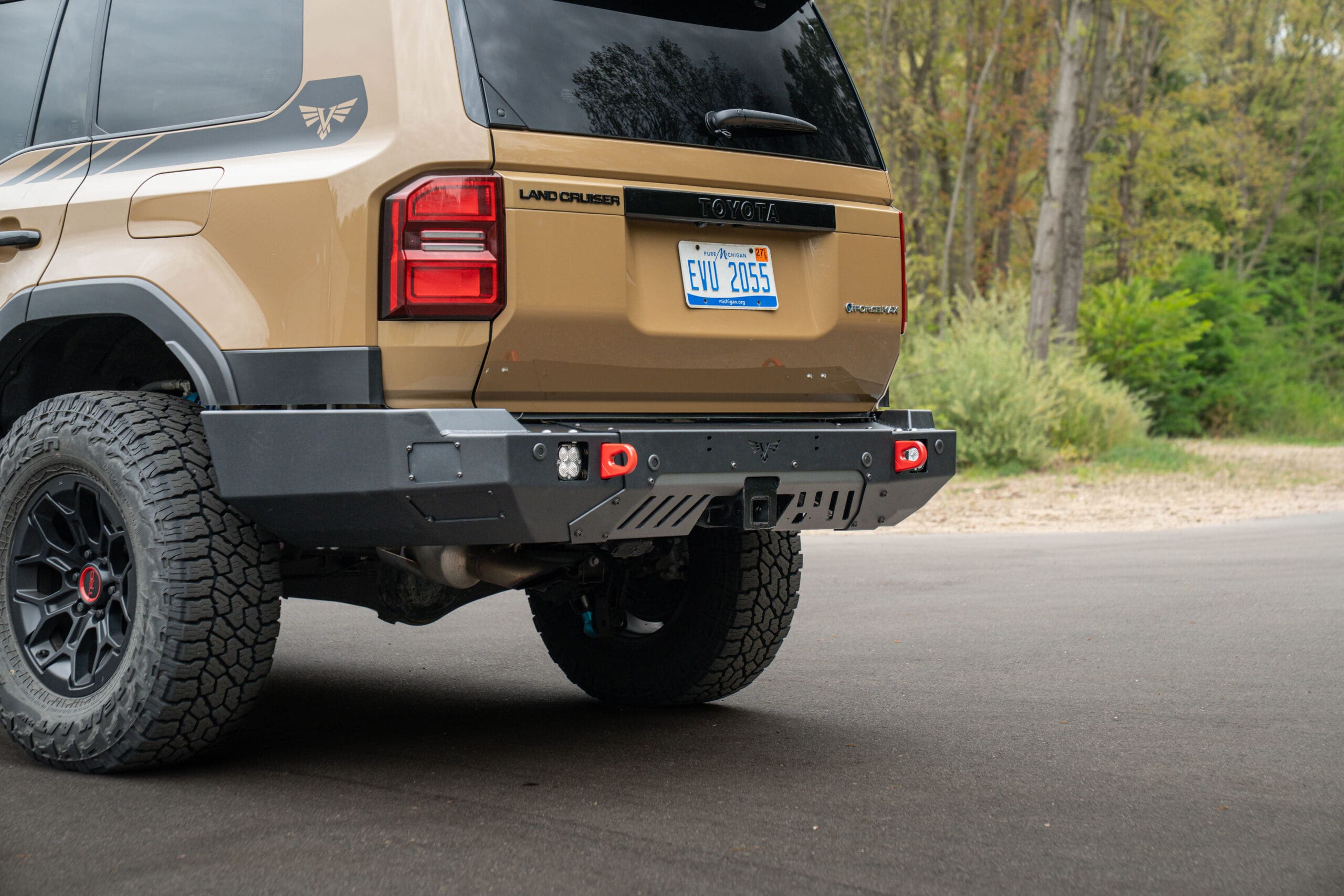 Victory 4x4 Evolution Series Strike Aluminum Rear Bumper for 2024+ Land Cruiser 250