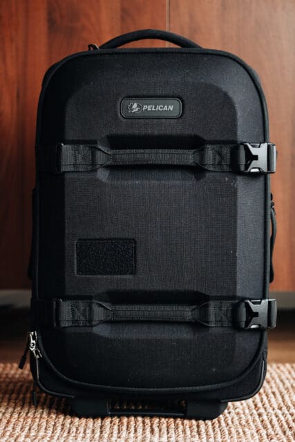 pelican aegis case standing indoors