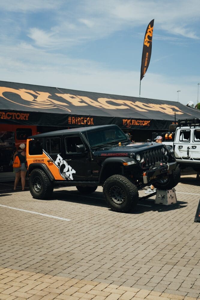 Jeep Wrangler fitted with FOX Live Valve suspension