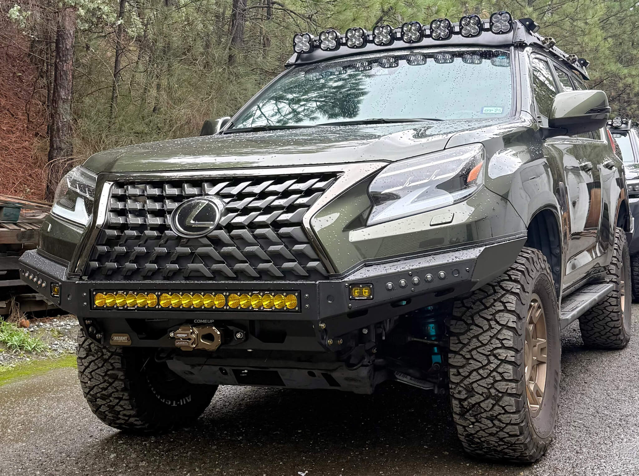 Dissent Off-Road GX460 High Clearance Winch Front Bumper 